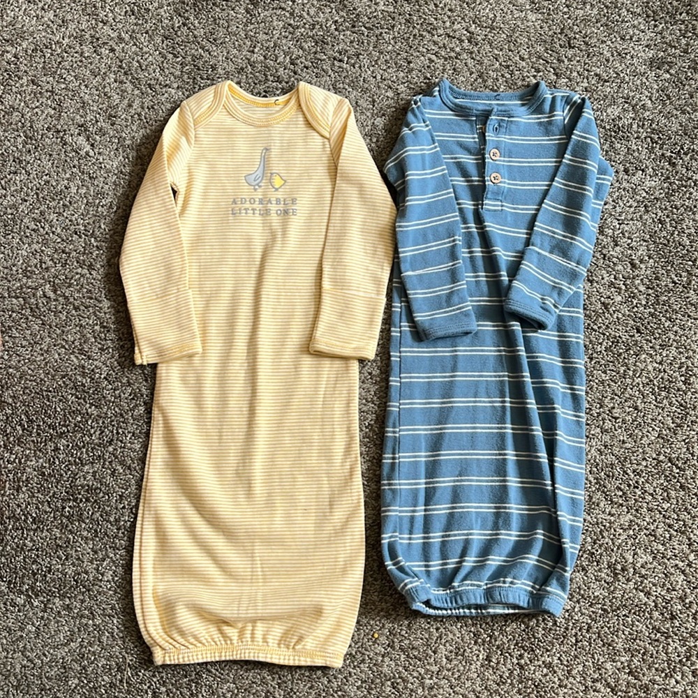 Pair of Carter’s Newborn Onsie Slips